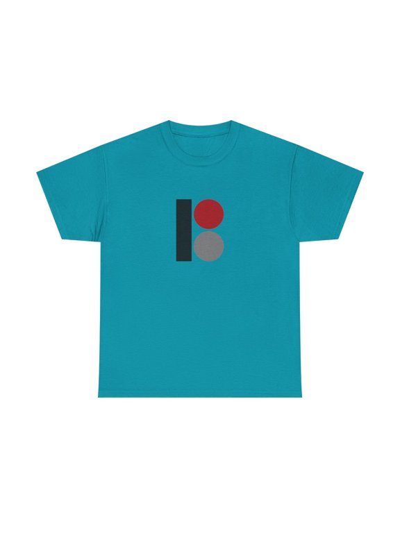 Plan B skateboards Vintage Red Circles Retro Classic Skate TShirt Print - Tropical Blue / M