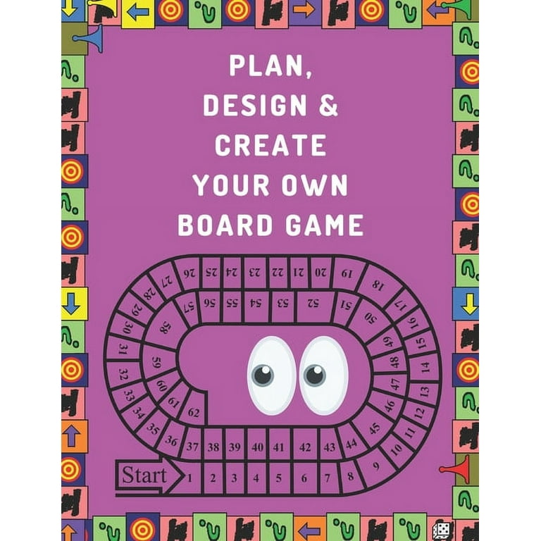 Plan, Design And Create Your Own Board Game : Prompts &amp; Dot Grid 