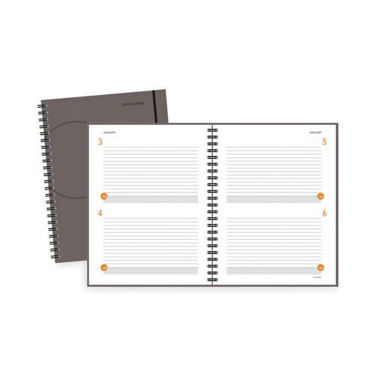 Plan. Write. Remember. Planning Notebook Two Days Per Page , 11 x 8.38, Gray Cover, Undated Plan. Write. Remember. Planning Notebook Two Days Per Page , 11 x 8.38, Gray Cover, Undated
