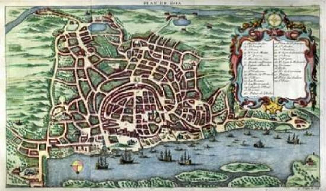Plan de Goa Canvas Art - Antoine Francois (12 x 18)