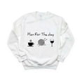 thumbnail image 1 of Plan for the Day Coffee Knitting Wine Funny Daily Routine T-Shirt , Hoodie , Sweatshirt, for men & women, up to size 5XL., 1 of 3