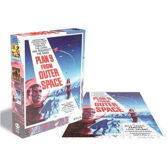 Plan9 From Outer Space (500 Piece Jigsaw Puzzle)