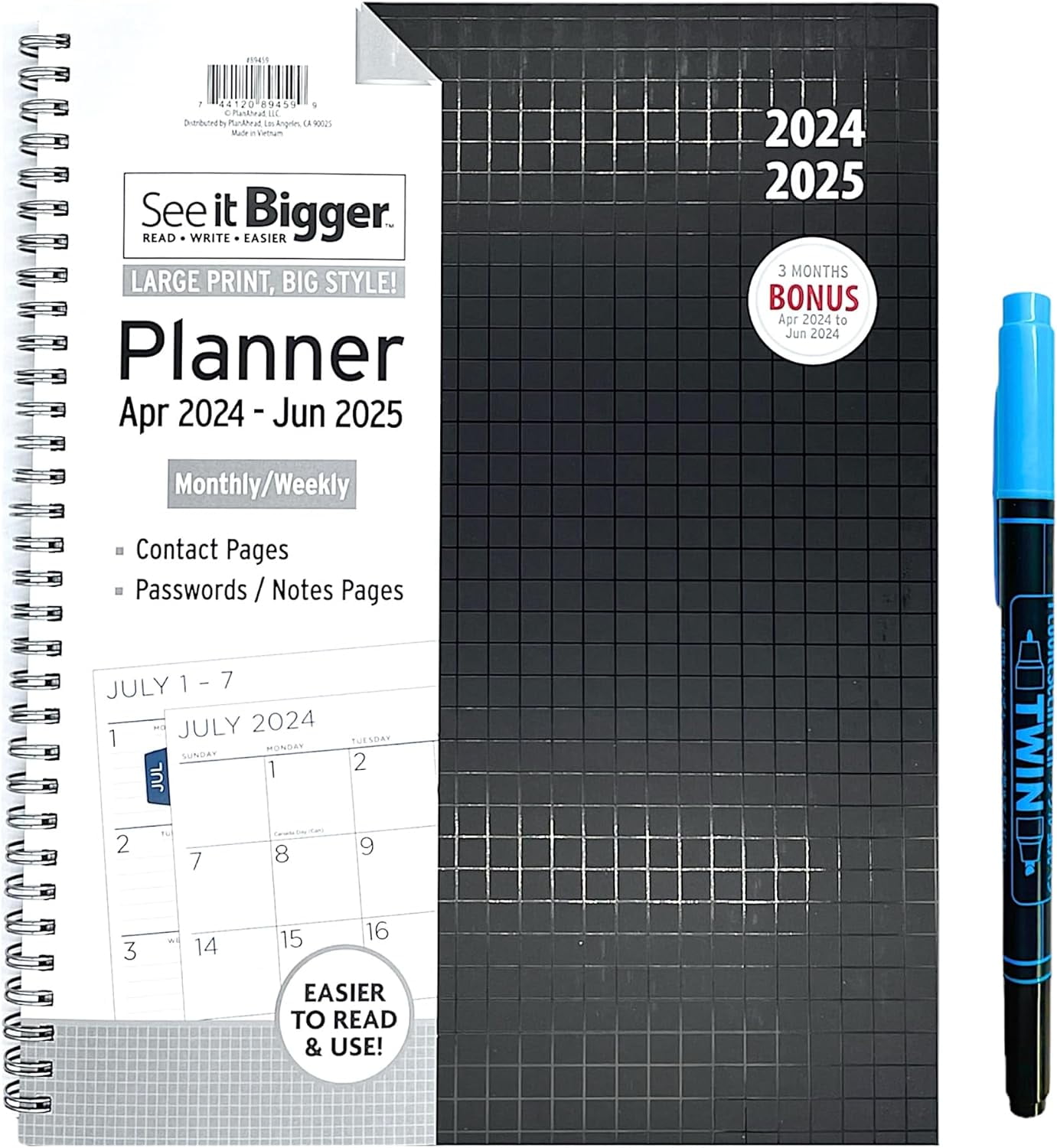 Planahead See It Bigger April 2024 June 2025 Monthly Weekly Large Planahead See It Bigger April 2024 June 2025 Monthly Weekly Large