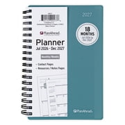 PlanAhead Monthly/Weekly Planner, Small 4" x 6.25", 18 Month Jul 2026 - Dec 2027, Teal