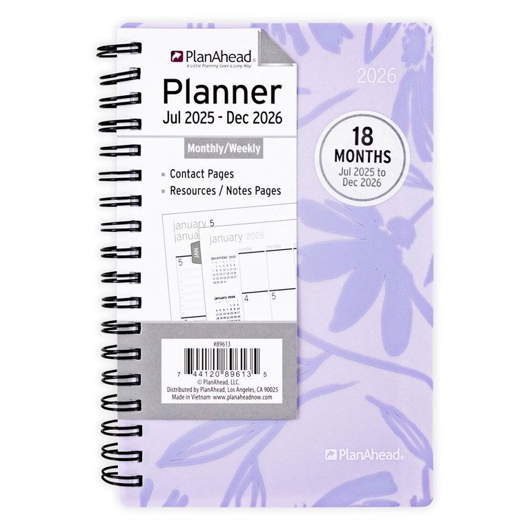 Weekly Planner 2026 Mini Daily Planner July 2025 - December 2026 Desk
