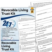 PlanNow Revocable Living Trust Kit for Individuals -Do It Yourself Revocable Trust Forms to Protect Family, Assets & Yourself - Cost-effective with Easy Step-by-Step Instructions - Attorney-Approved