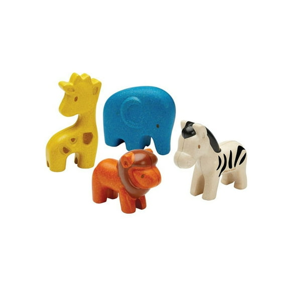 PlanToys Wild Animals Set