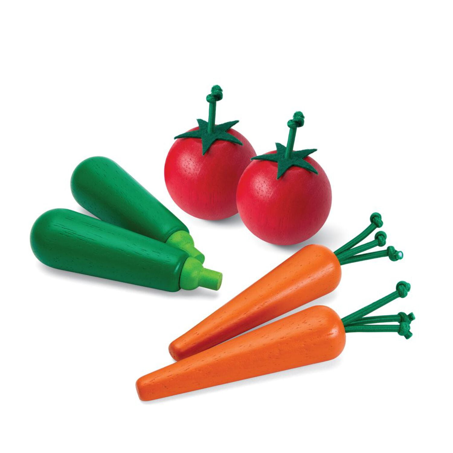 PlanToys Fresh Produce Set B (Carrots, Zucchinis  Tomatoes)