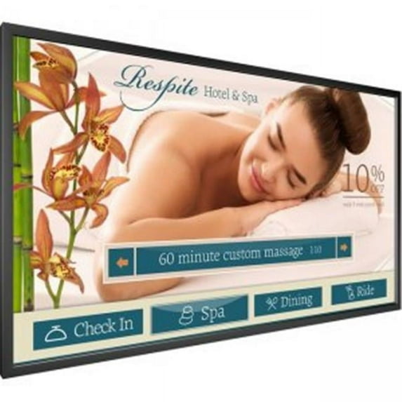 Planar PS5574KT - 55" Diagonal Class LED-backlit LCD display - digital signage - with touchscreen (multi touch) - 4K UHD (2160p) 3840 x 2160 - direct-lit LED - TAA Compliant