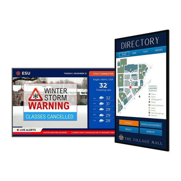 Planar Systems 998-3933-00 55in Diagonal Uhd D-led Backlight 400 Nit Brightness 24x7 Operation