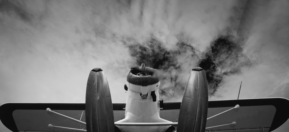 Plane Canvas Art - Darren Greenwood Design Pics (20 x 9)
