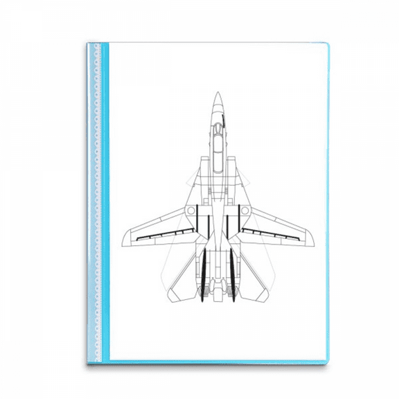 Plane Lyrics Military Art Deco  Fashion Book Sheet Protectors Portfolio Binder Folder