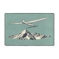thumbnail image 1 of Plane Mountain Rugs Washable Cover Floor Rug Carpets Bathroom Decorations For Kitchen Bedroom Indoor 36"X24", 1 of 4