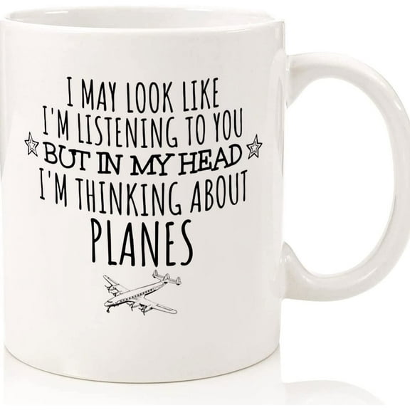 Plane Mug, Plane Gift, Funny Plane Mug, Gifts For Plane Spotter, Plane Spotting Gifts, Aviation Gifts, Plane Gifts For Him, Men, Husband, Ceramic Novelty Coffee Mugs 11oz, 15oz Mug, Tea