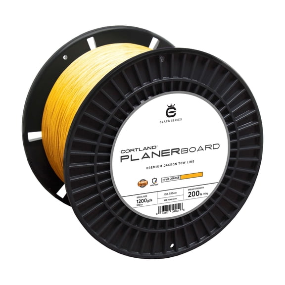 Planer Board Dacron Tow Line - Hi-Vis Orange