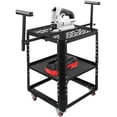 thumbnail image 1 of Rolling Planer Stand with Wheels 550 LBS Load Capacity Height Adjustable Miter Saw Table with Extension Rollers for Most Planers, Saws, Power Tools$$Tools & Hardware Other, 1 of 9