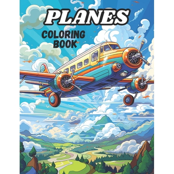 Planes Coloring Book, (Paperback)