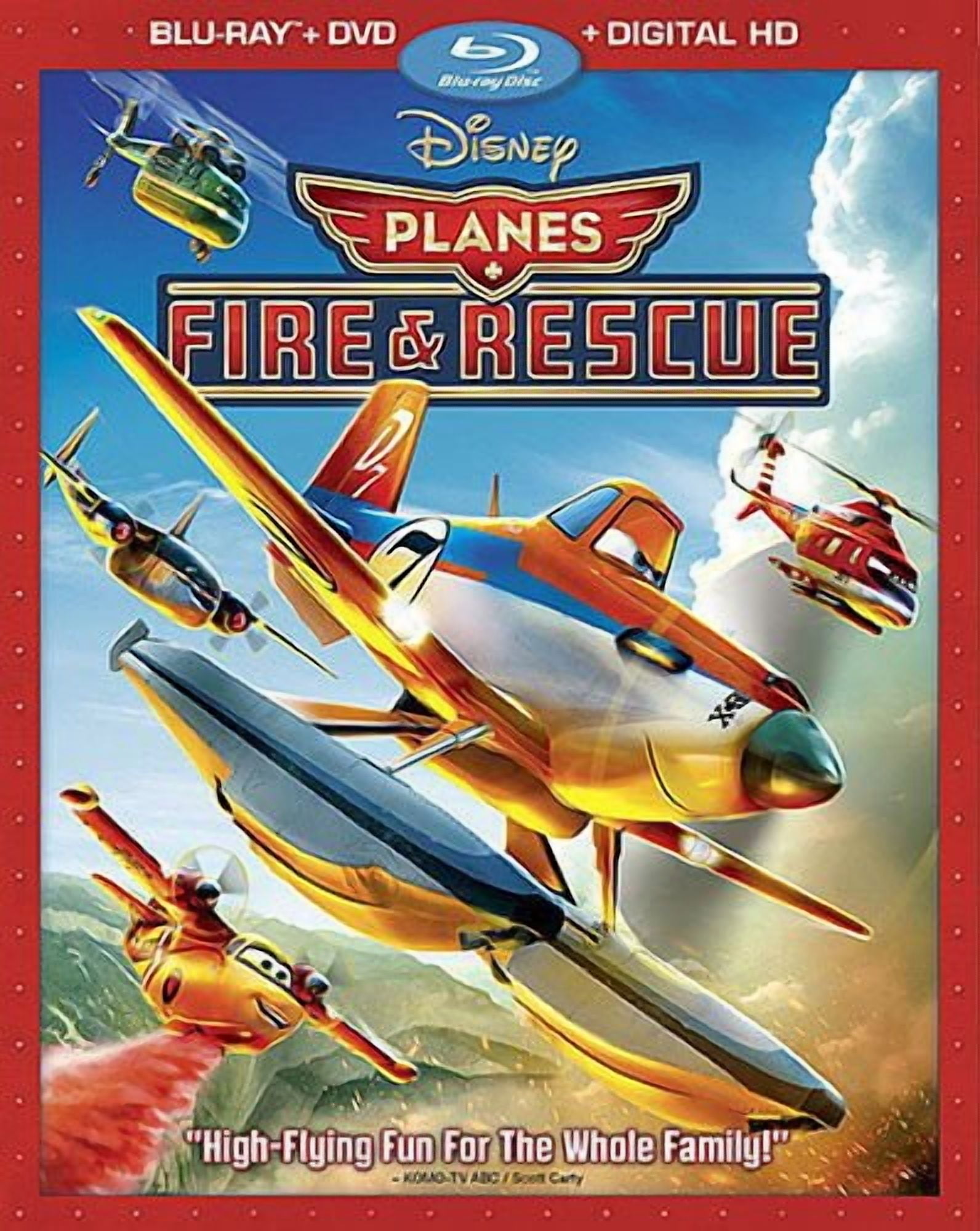 Planes Fire & Rescue (Blu-ray + DVD + Digital Code) - Walmart.com