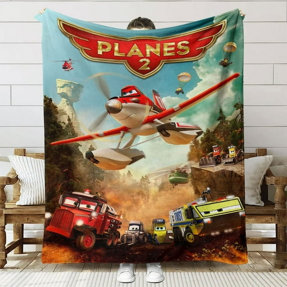 Planes Fire and Rescue Throw Blanket Gifts for Fans Lover Girls Boys Women Present Hoodie Him Bed 30"x40"