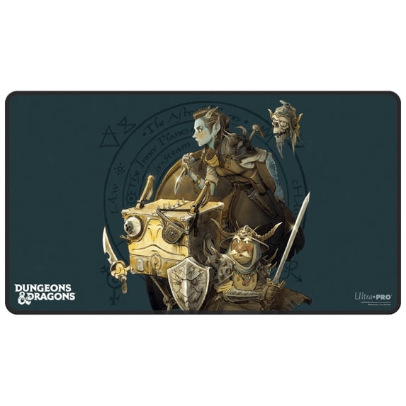 Ultra Pro - Dungeons & Dragons Planescape: Sigil and the Outlands Black Stitched Card Playmat, Use as Oversize Mouse Pad, Desk Mat, Gaming Playmat, TCG Card Game Playmat, Protect Cards During Gameplay