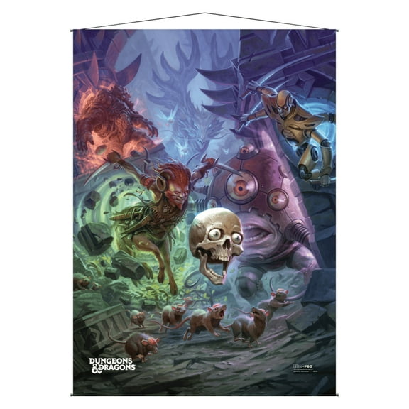 Planescape: Adventures in the Multiverse for Dungeons Dragons Wall Scroll - Mortes Planar Parade Standard Cover Artwork v2