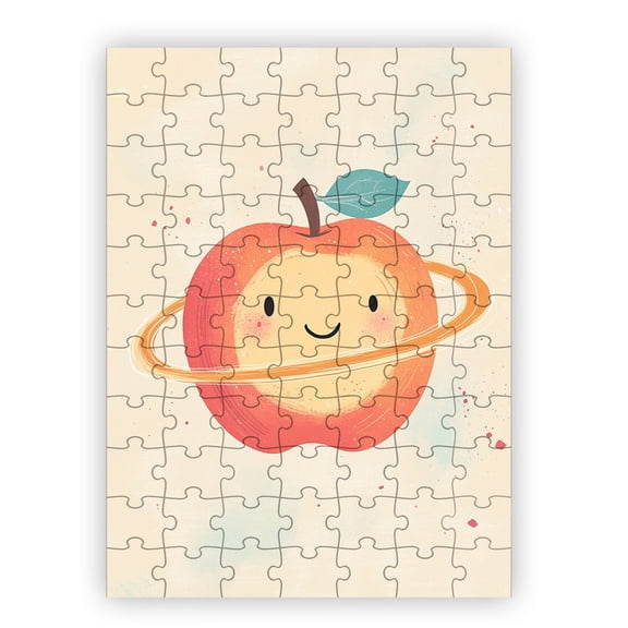 Planet Apple Jigsaw Puzzle by Dancing Littles Jungle - 88 Pieces