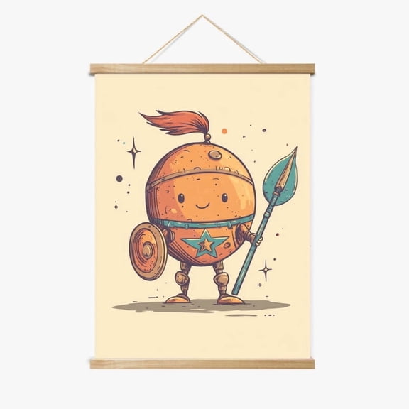 Planet Ares Magnetic Wood Frame Hanger by Dancing Littles Jungle