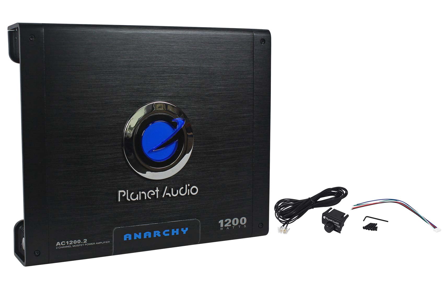 Planet Audio AC1200.2 2 Channel 1200 Watt Car Amplifier, Full Range, Bridgeable