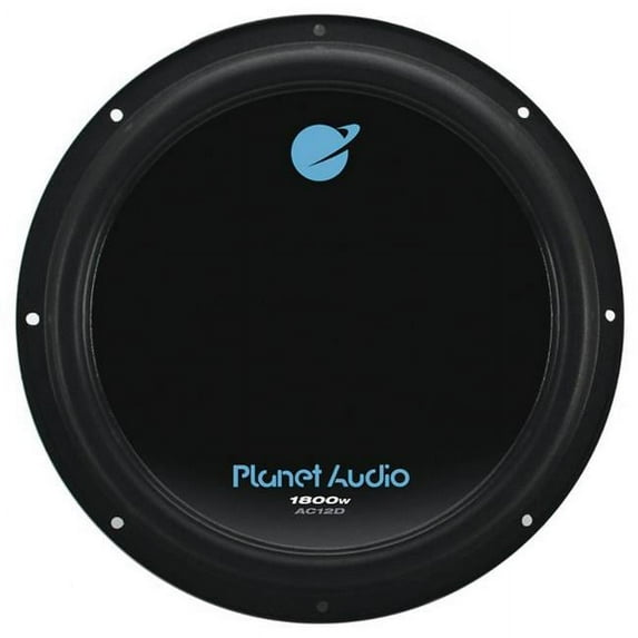 Planet Audio AC12D Car Subwoofer - 1800 Watts Maximum Power, 12 Inch, Dual 4 Ohm Voice Coil, Sold Individually