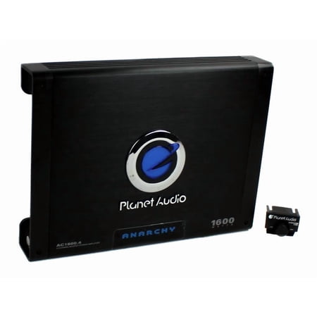 Planet Audio AC1600.4 1600 Watt 4 Channel Car Amplifier, Full Range, Bridgeable