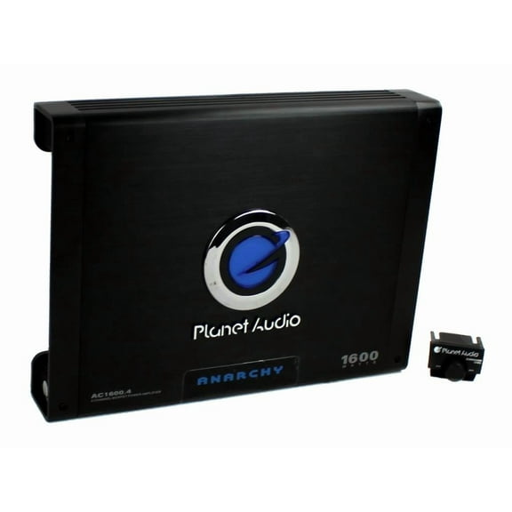 PLANET AUDIO AC1600.4 1600W 4 Channel Car Amplifier Power Amp+Remote AC16004