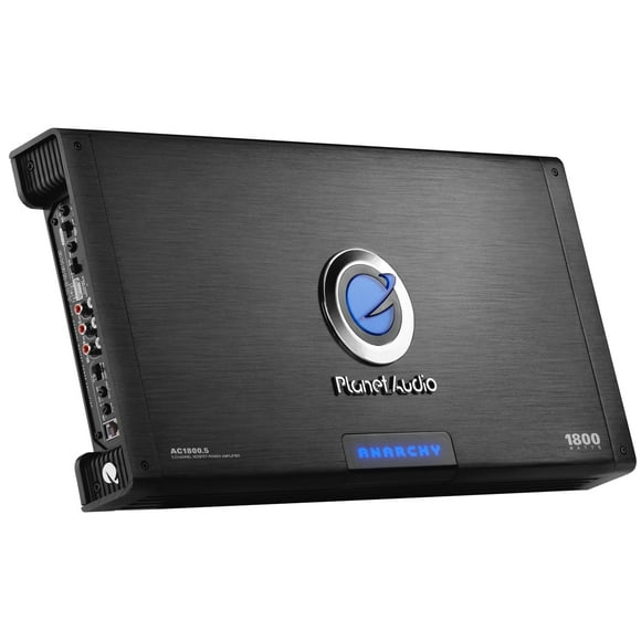 Planet Audio AC1800.5 1800 Watt 5 Channel Car Amplifier, Full Range, Bridgeable