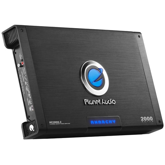 Planet Audio AC2000.2 Full Range Class A/B Vehicle Audio Amplifier, 10.4 lb