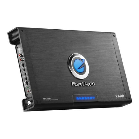 Planet Audio AC24004 2400W 4 Channel Vehicle Audio Amplifier with Remote Control