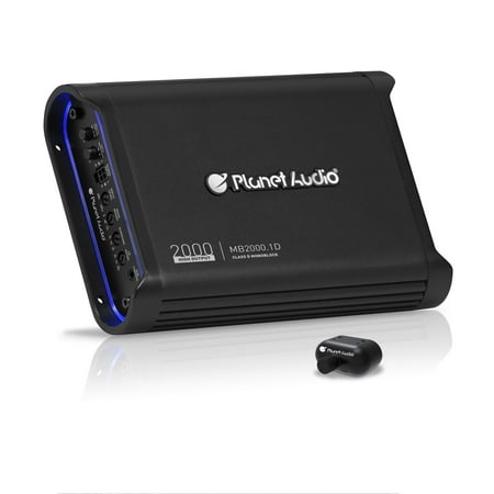Planet Audio MB2000.1D 1-CH Monoblock 2000W Peak Class-D MOSFET Car Amplifier