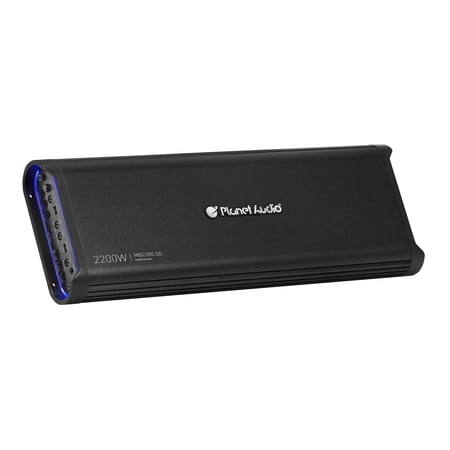 Planet Audio MB2200.5D 5 Channel 2200 Watt Class D Car Amplifier, Full Range