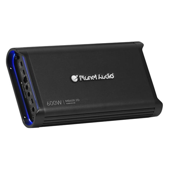 Planet Audio MB600.2D 2 Channel 600 Watt Class D Car Amplifier, Full Range