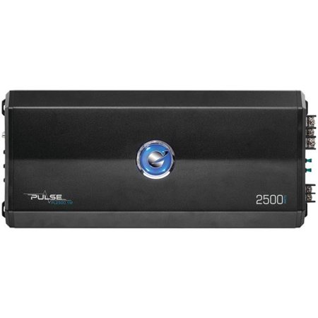 Planet Audio Max 2500 watt Pulse Series Monoblock Class AB amp, Black