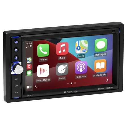 Planet Audio P62CP 2-DIN Bluetooth Mechless Multimedia 6.2" Touchscreen Receiver
