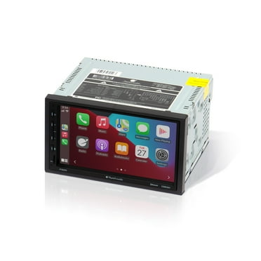Planet Audio P70CPA Car Stereo - Apple CarPlay, Android Auto, Double Din, 7 Inch Touchscreen, Bluetooth, No CD DVD Player, AM/FM Radio Receiver