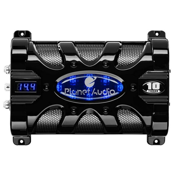 Planet Audio PC10F 10 Farad 20V Digital LED Car Audio Power Capacitor Cap