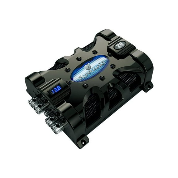 Planet Audio 20 Farad Capacitor w/ Digital Voltage Display - PC20F