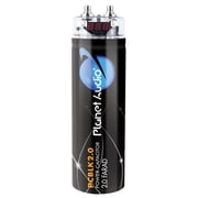 Planet Audio PCBLK2.0 2 غطاء صوت مكثف رقمي لسيارة فاراد مع LED أسود