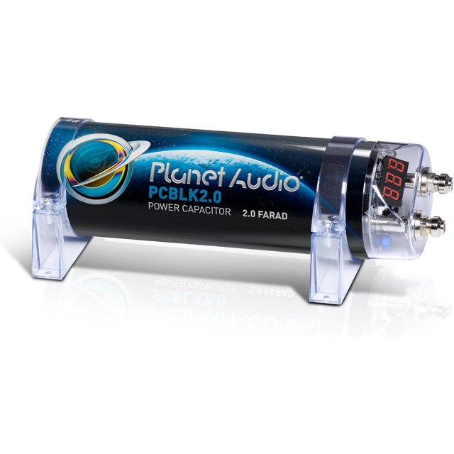 Audio PCBLK2.0 Car Capacitor 2 Farad, Energy Storage, Enhance