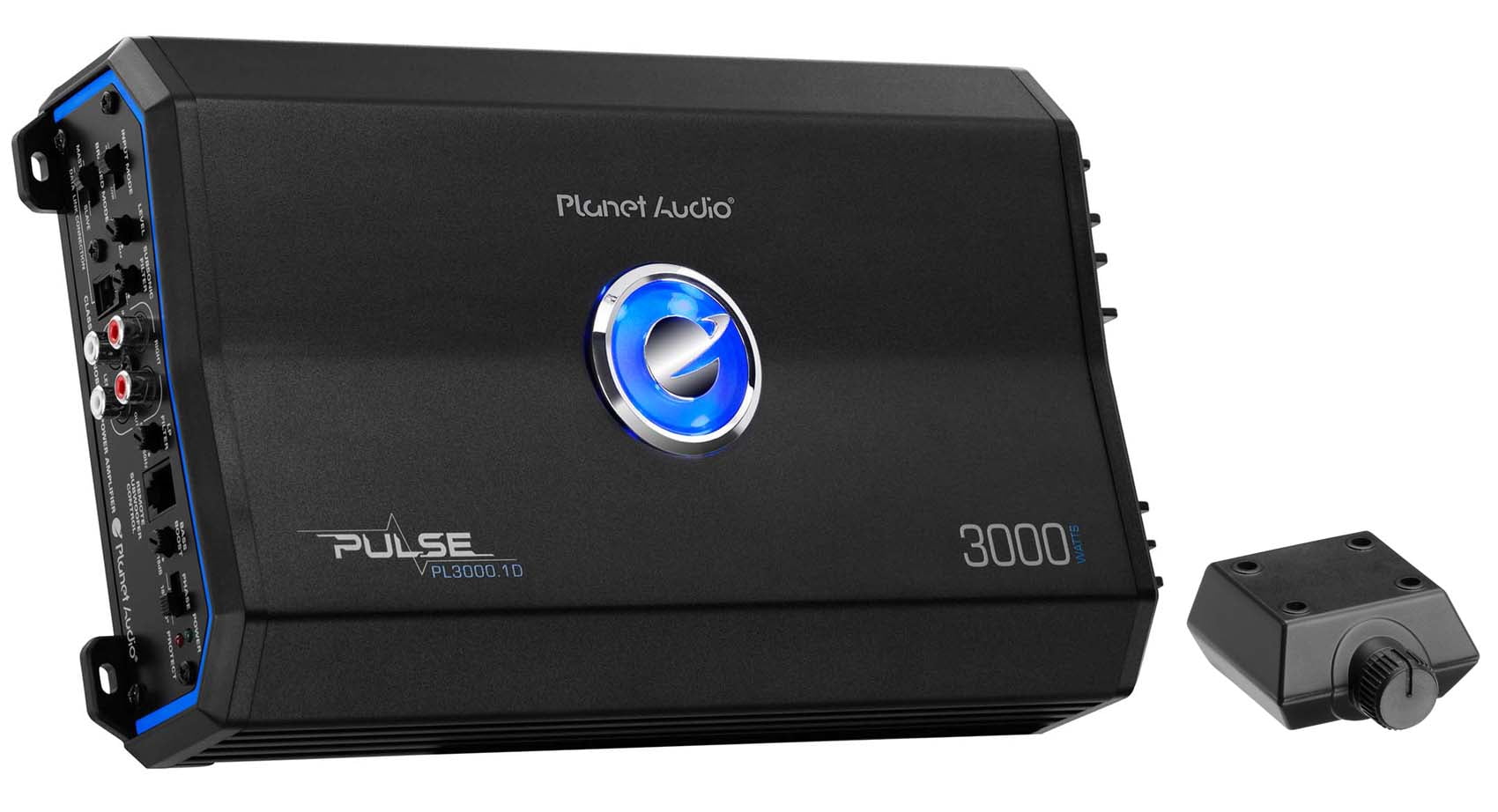 Planet Audio PL3000.1D Pulse Series Car Audio Amplifier – 3000 High Output, Monoblock, Class D, 1 Ohm Stable, Low Level Inputs, Low Pass Crossover, Mosfet Power Supply, Hook Up To Stereo and Subwoofer