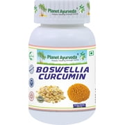 Planet Ayurveda Boswellia Curcumin - 2 Bottles Each 60 Capsules, 500mg