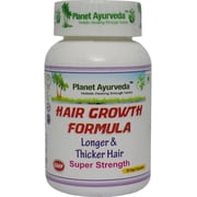 Planet Ayurveda Hair Growth formula for Longer Thicker Hair- 60 Capsules