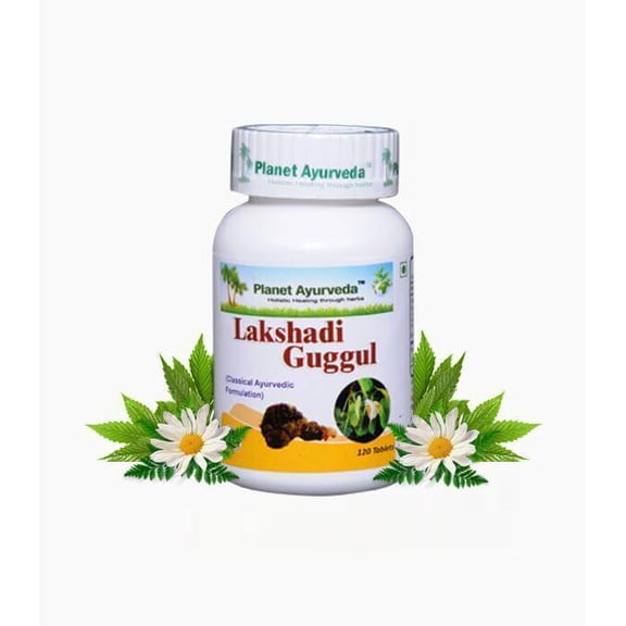 Planet Ayurveda Lakshadi Guggul, 2 bottles