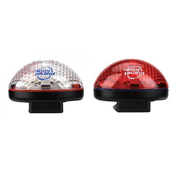 Planet Bike, Blinky Safety Set Superbright White & Red Led Includes Batteries