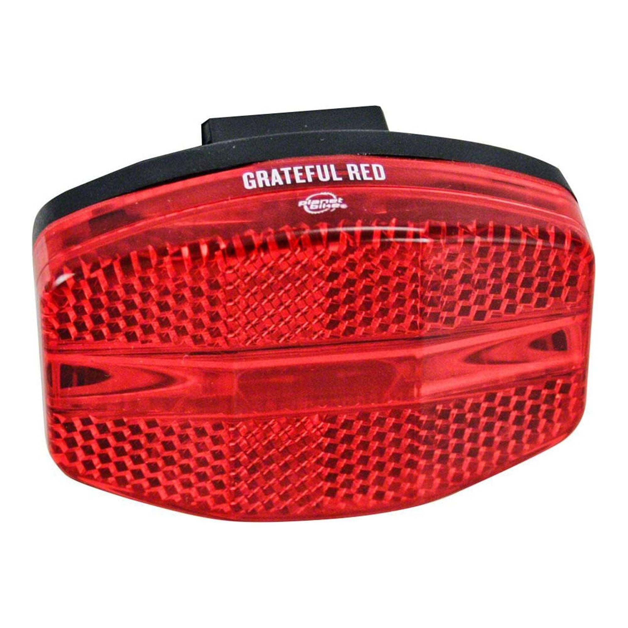 Planet Bike Grateful Red Tail Light with Seat Post and Rack Mounts, LED, Red